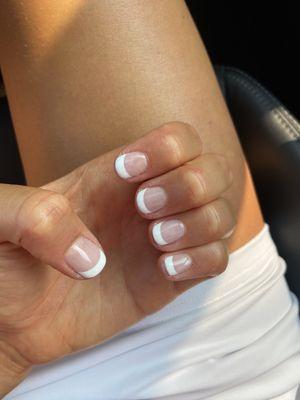 French Gel Manicure-- perfection!