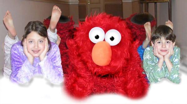 Elmo Face Painting Balloons Kid's Party's