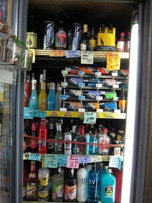 Ridiculous selection of beer, liquor, wine, tobacco, etc. As of April 2012. Updated photos will be added soon.