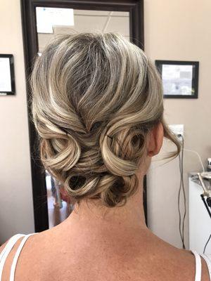 Trial bridal updo