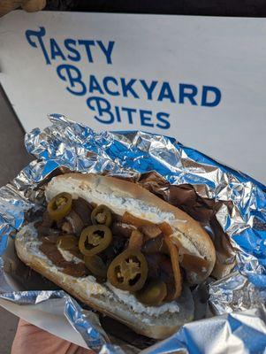 Seattle Dog
Cream Cheese, Beef Frank, Onion Sauce, and Jalapenos