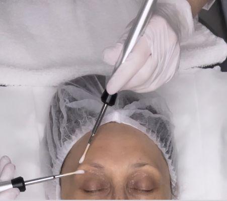 Microcurrent facial