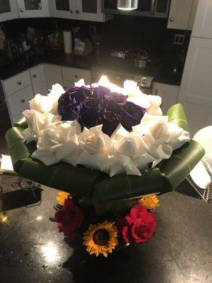 Multi color flower arrangement