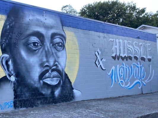 Mural of Nipsey Hussle