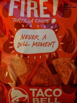 vegan fire taco bell tortilla chips