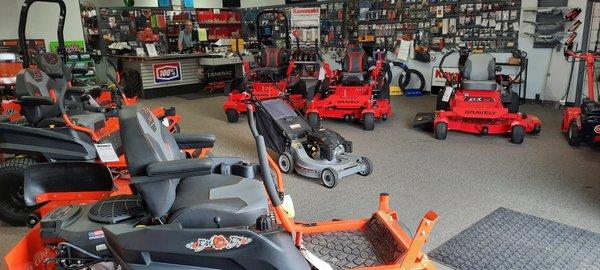 We also have generators, brush hogs, power washers and rototillers!