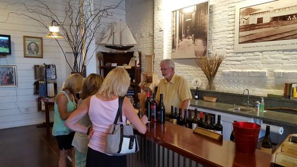 Tastings with Roger and Jersey Tom Wine Country Tours!