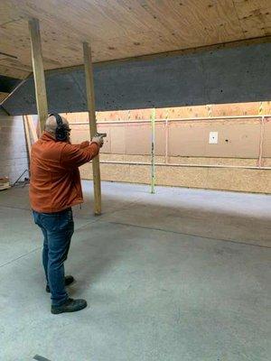 Indoor range shooting