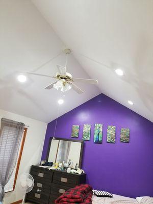 LED recessed lighting
In an existing home