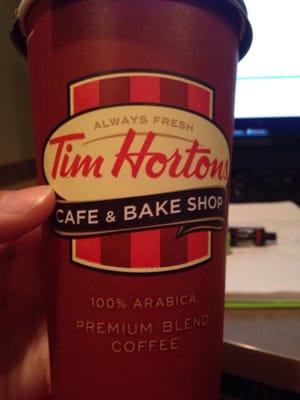 Tim bottoms large coffee