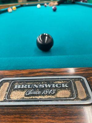 Real pool tables Brunswick 1845