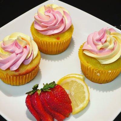 Strawberry Lemonade cupcakes