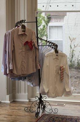 Our off the rack dress shirts (also available in custom sizes)