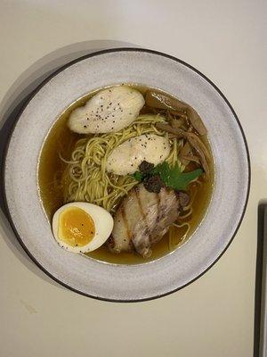 New Tokyo Style Shoyu Ramen - takeout and replated at home