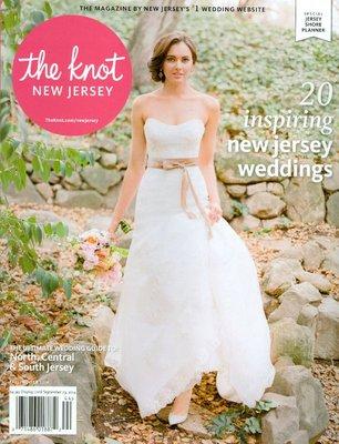 Kathy's work has been seen in The Knot New Jersey magazine!