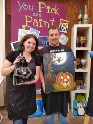 Walk In Pottery & Canvas Template Painting!