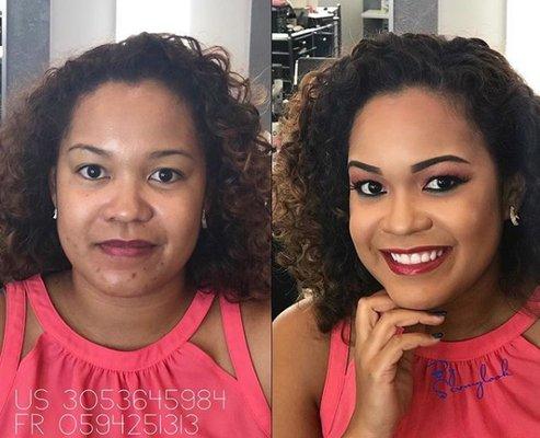 Night Glam Before & After by SEVMYLOOK