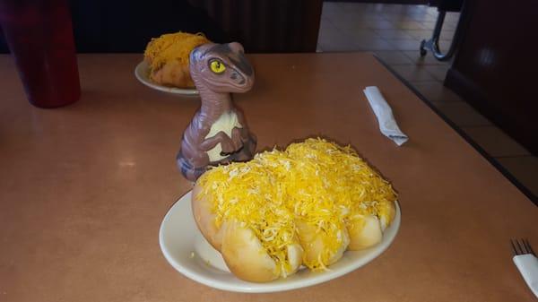 Bob the Raptor Says "Coney Dog Prey is great."