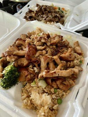 Chicken Teriyaki & Beef Teriyaki