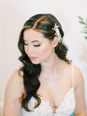 Subtle highlights, perfect for bridal!