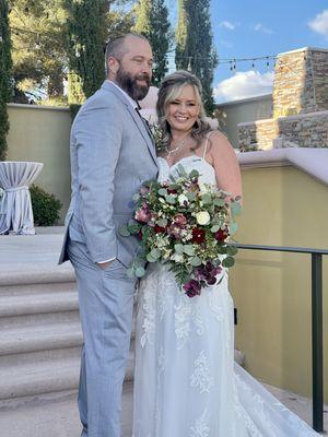 Cascading Bridal bouquet