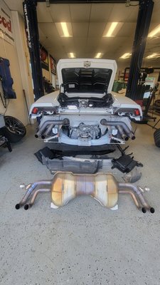 Lamborghini exhaust system