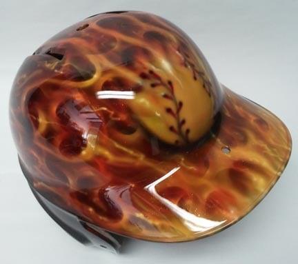 Airbrush Girls Batting Softball Helmets