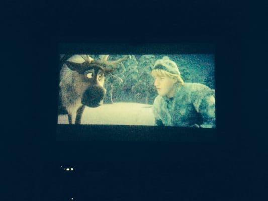 Frozen in the movie theatre