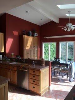 Stucchi's, Inc. kitchen remodel including custom painting.