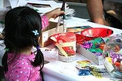 Children's Crafts at the West Hollywood Book Fair