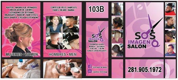 Hair cuts, All fades, Belayed color,  makeup, upS-do, body sculpture and ext...