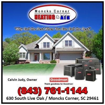 Moncks Corner Heating Air & Appliances