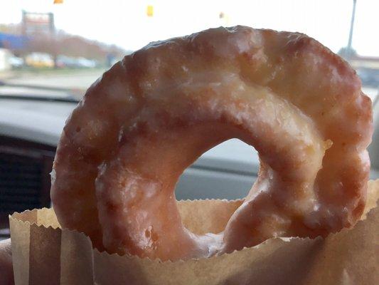 My favorite! Sour cream doughnut