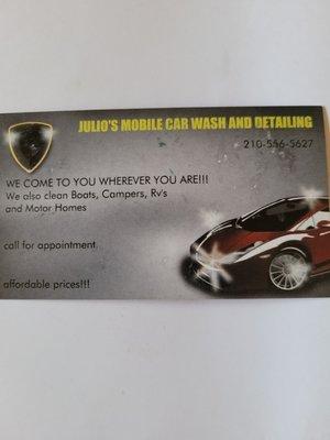 Julio's Mobile Car Wash & Detailing