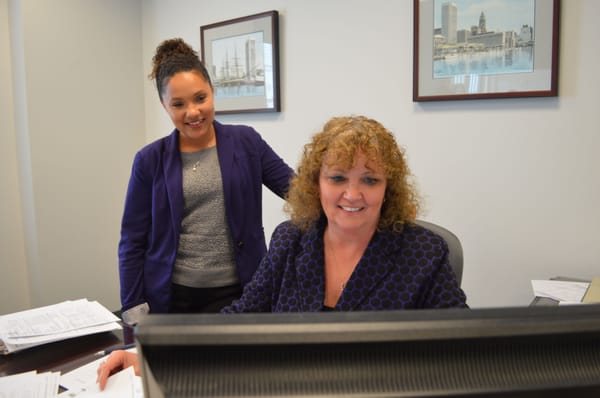 Tabatha & Debbie at The Bank of Glen Burnie, New Cut Branch #BofGB #NewCut