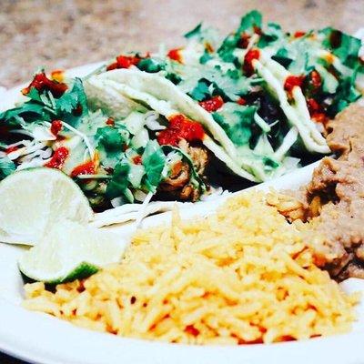 Taco Head Combo plate