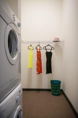 Washer/ Dryer in all apartment homes! Great closet space too!