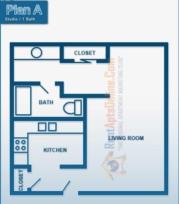 Studio 505-545 sq.ft.