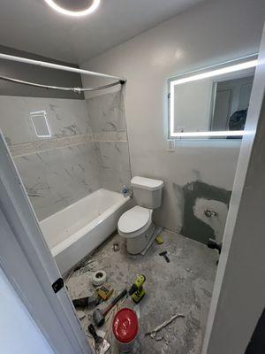 Full bathroom renovation