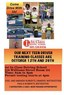 Take your permit or driving test with us!