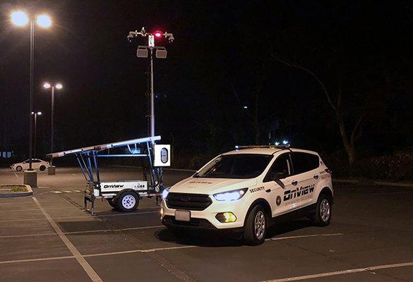 Solar Powered Security Trailer and On-Demand Guard Response