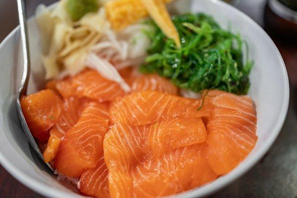 Salmon Donburi ($25)