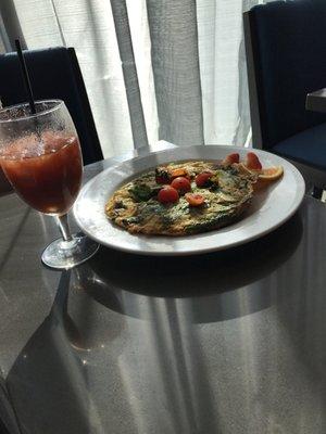 Frittata and a Bloody Mary