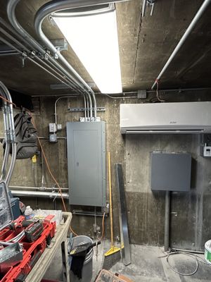 Machine Room- Panel Install and piping!