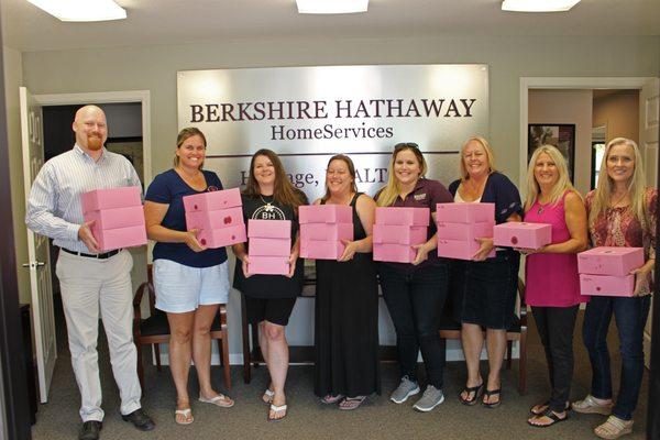 Thank you Stephens Farmhouse for giving us a delicious opportunity to help the hurricane victims in Texas. Our agents purchased 21 pies!