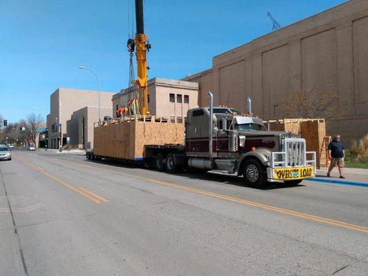 Oversize load transport