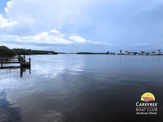 Visit us at our new location inside Hurricane Bay Marina on San Carlos Blvd, Fort Myers Beach. It's so peaceful here!