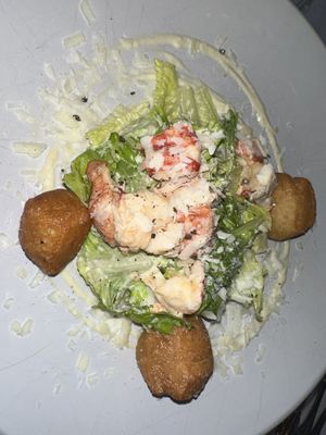 Chilled lobster, Caesar salad - parmesan zapole, shaved pecorino