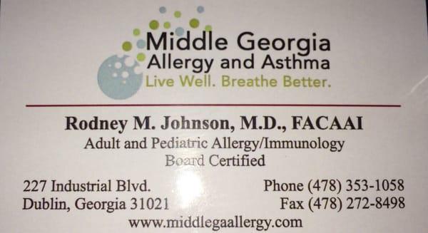 Middle Georgia Allergy And Asthma