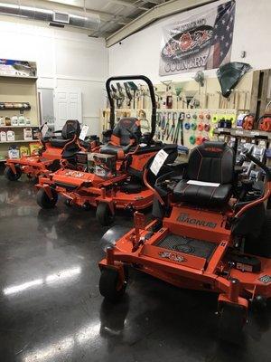 We are an authorized dealer for Bad Boy Mowers